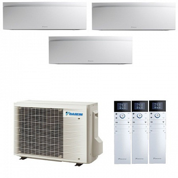 Мульти сплит-система Daikin 3MXM52N7(A) / FTXJ20AW на 3 комнаты с установкой