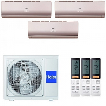 Мульти сплит-система Haier 3U55S2SR5FA / AS25S2SF2FA-G на 3 комнаты с установкой
