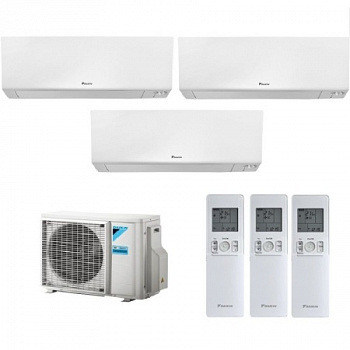 Мульти сплит-система Daikin 3MXM68N9(A) / FTXM25R на 3 комнаты с установкой